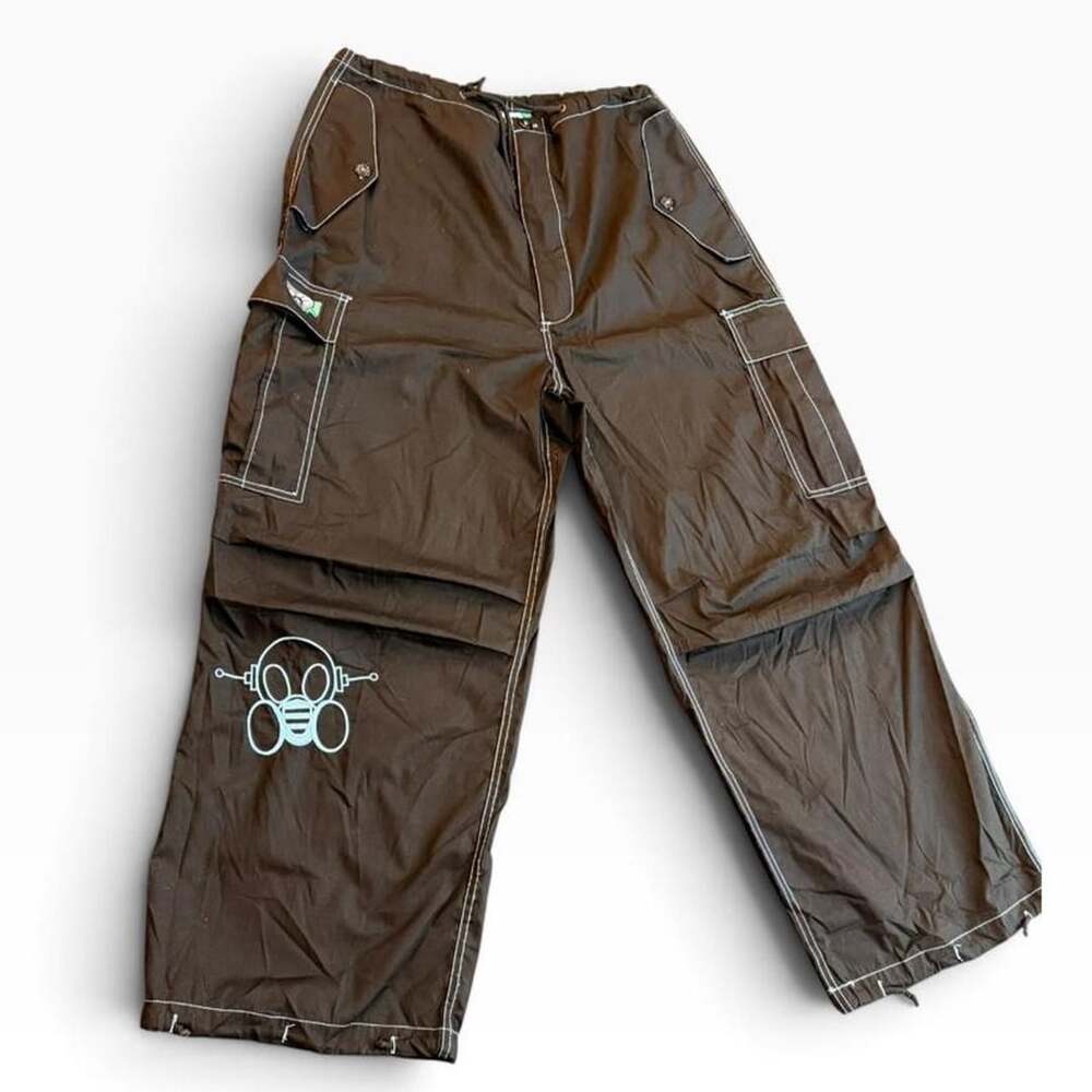 GHAST Y2K Cyber Rave Baggy Cargo Pants